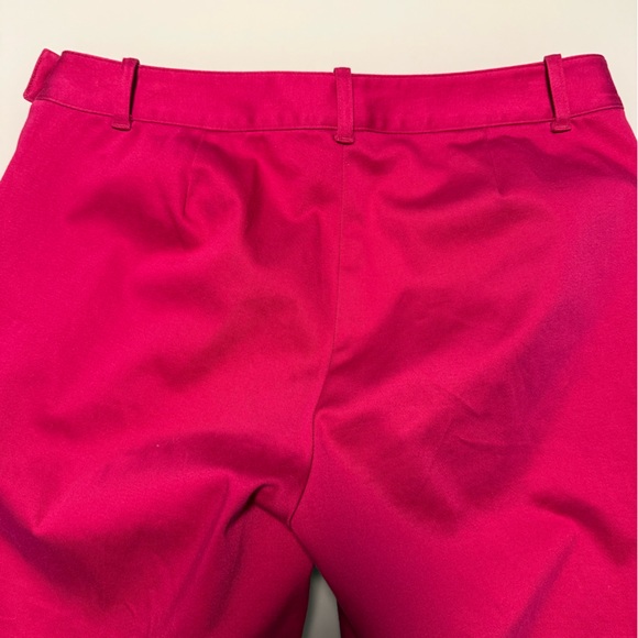 🩷 Lauren by Ralph Lauren Vibrant Hot Pink Women’s Pants Size 4 - Picture 9 of 11